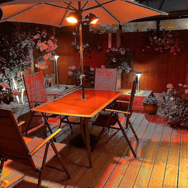 500 Watt Ruby Kompatibel med Heatmaster R7 Halogenvarmer Pære For Hagevarmer - 4-pakning - JA