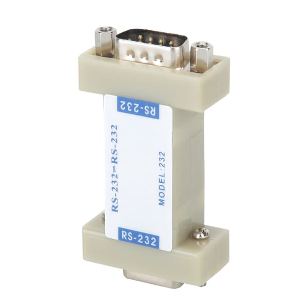 RS232 til RS232 optoelektronisk isolator med DB9-kontakt