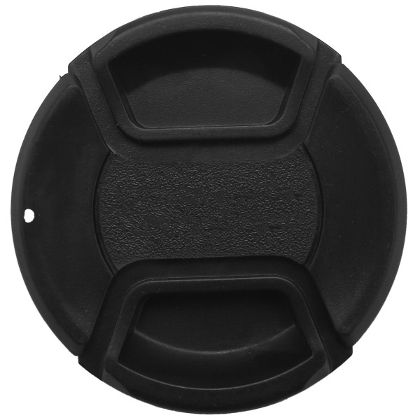 58 mm cap med cap Koppelhål Bunt för Dslr-kameror för (58 mm) - 4-pack black