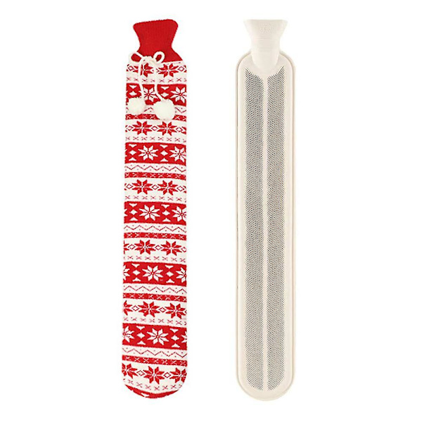 Pitkä kuumavesipullo- sänky lämmin vyötärö lämmin takaisin