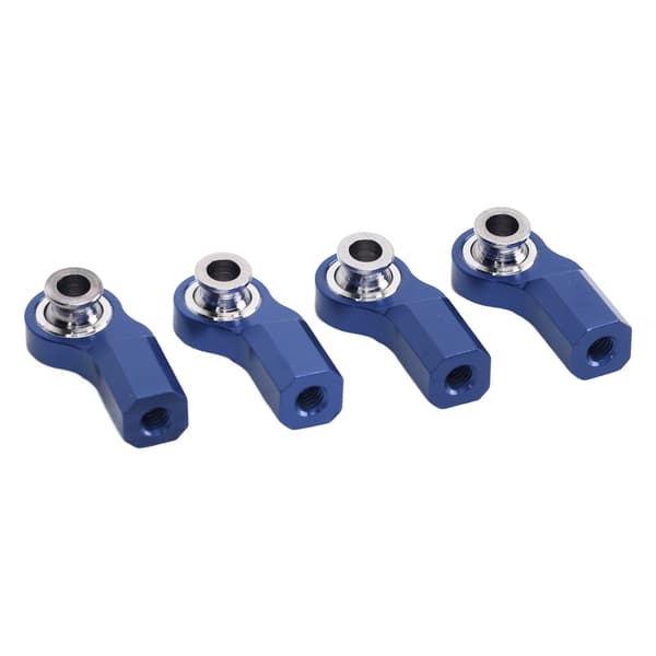 4 stk. M3 Styrestangsender i aluminiumslegering til Axial SCX10 1/10 RC Bil Mørkeblå