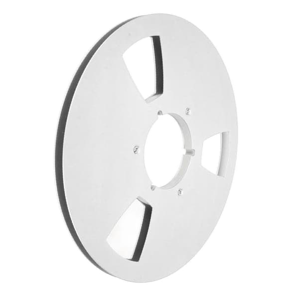10 tommer 1/4 tommer båndspole Åben spole 3 vindmodstandshuller Tom båndspole til optagelse Sølv
