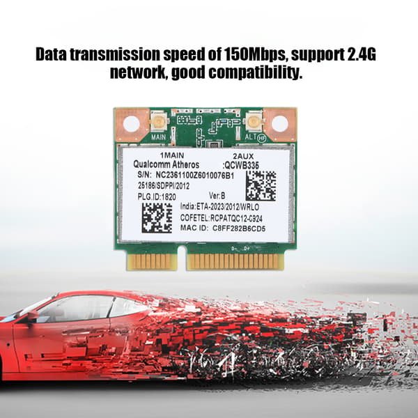 Qualcomm Atheros AR9565 QCWB335 150M Mini PCI-E Bluetooth langaton verkkokortti