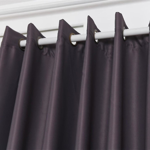 Thermal Insulating Room Darkening Curtains Dark gray
