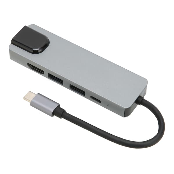 USB C Hub 5 in 1 USB3.0 87W PD Pikalataus Gigabit Ethernet USB C - High Definition Multimedia Interface USB C -sovitin