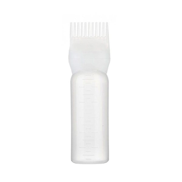 3 stk hårapplikatorflaske, hårfargekamapplikator Essensielt hårfargeverktøy Rotkamapplikator hårfargeflaske White
