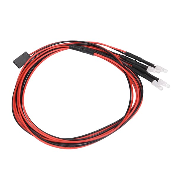 4 stk. LED-frontlykter for RC Drift Car-tilbehør