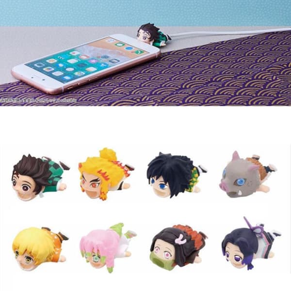 Tecknad Cable Bite Protector - Söt Anime Cord Saver