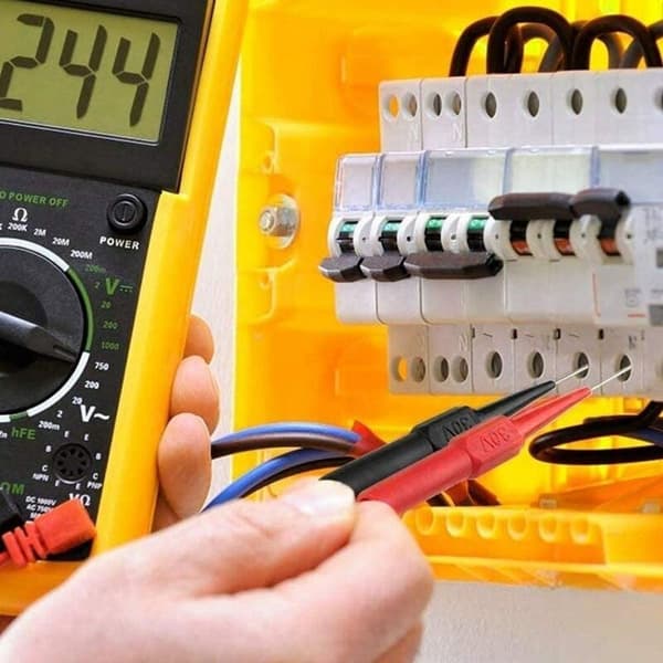 [BQ]Multimeter testprober med spiss spiss i rustfritt stål, 0,7 x 20 mm
