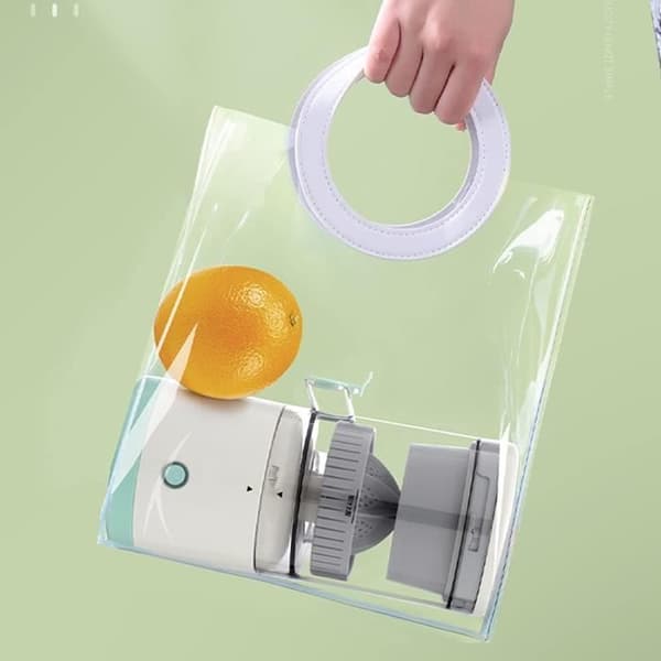 Elektrisk citruspress - Multifunktionel - Bærbar - Trådløs USB-opladning - Let at rengøre
