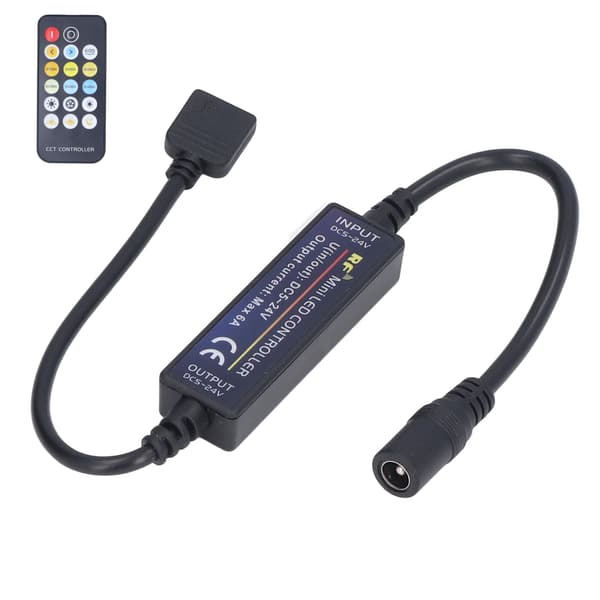 Mini RF Lysdæmper LED Farvetemperatur Kontroller 17 Taster Strip Lys
