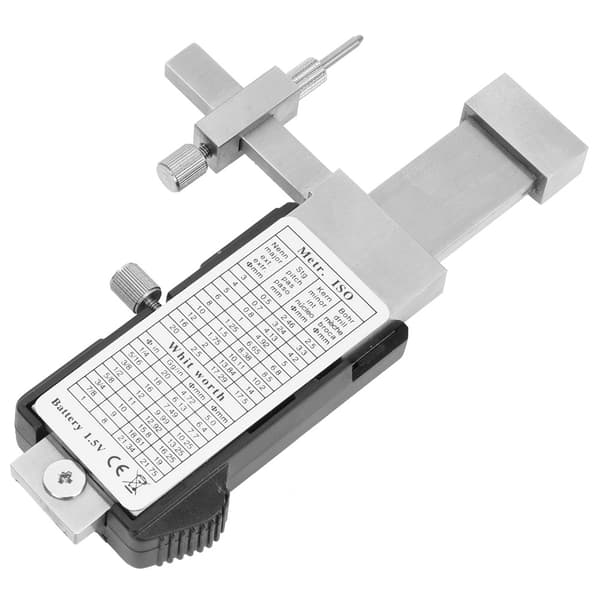 Digital Gap Step Gauge C1-10P Rustfrit Stål Plan Gap Lineal Måler ±10 0,01mm