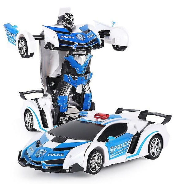 Robottiautoa muuntavat lelut kaukosäätimellä White