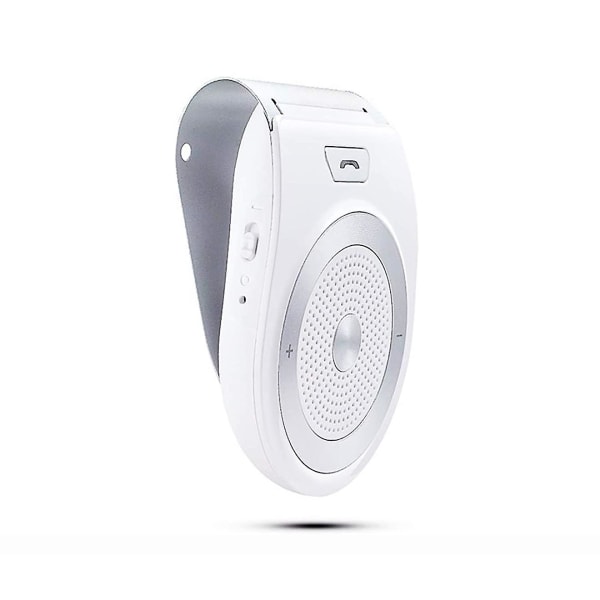 Bluetooth handsfreesats för bil med inbyggd rörelsesensor Stöder GPS White
