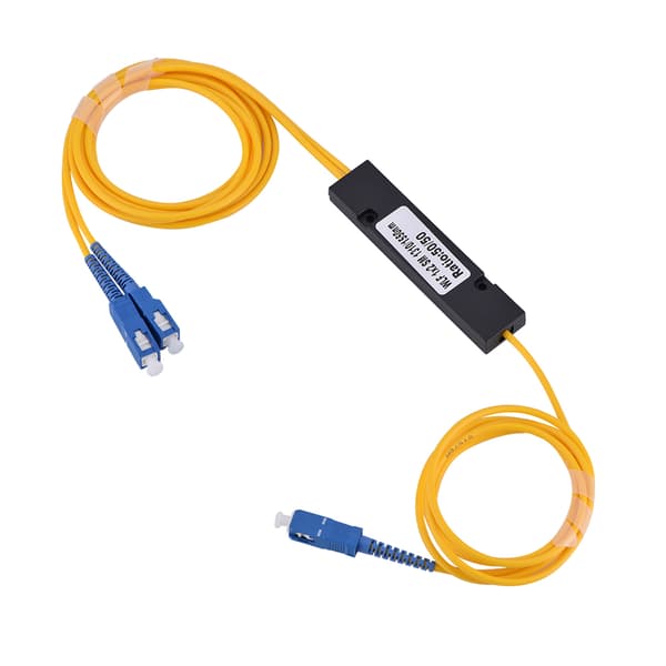 Singlemode SC Optisk Fiber Splitter-kabel - 1 til 2-forbindelse