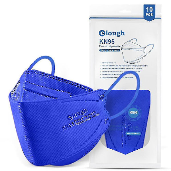 Kn95 Mask Skyddande ansiktsmasker Ansiktsmasker för vuxna Antidammmasker 50PCS Dark Blue