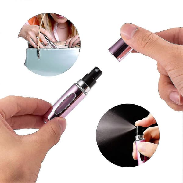 4 stk 5 ml parfymeforstøver, påfyllbare parfymeforstøvere, parfymeforstøvere