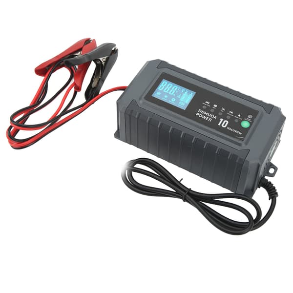 Smart Automatisk Batterilader Vedlikeholder 12V 24V EU Plugg 220V