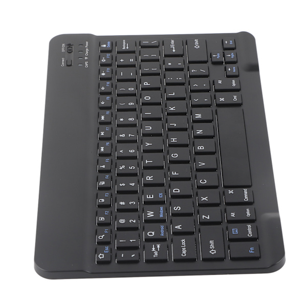 Trådløst Bluetooth-tastatur 10 tommer Letvægts UltraWide til Android IOS/Windows (Sort)