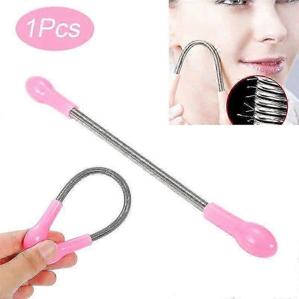 1/3/5 stk. Rustfrit stål Skønhed Ansigtsfjernelse Kropshår Renseapparat Ansigtsbehåring Makeup Fjederbøj Epilatorpind 3pcs