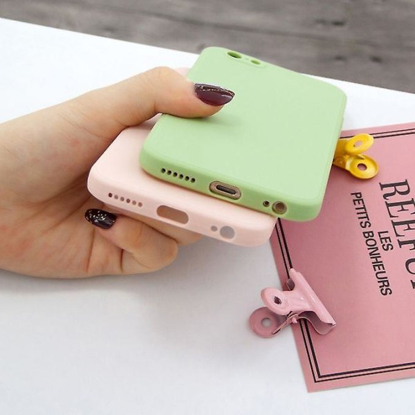 För Iphone 6 Plus & 6s Plus Magic Cube Frosted Silikon Stötsäker Heltäckande Case(svart)
