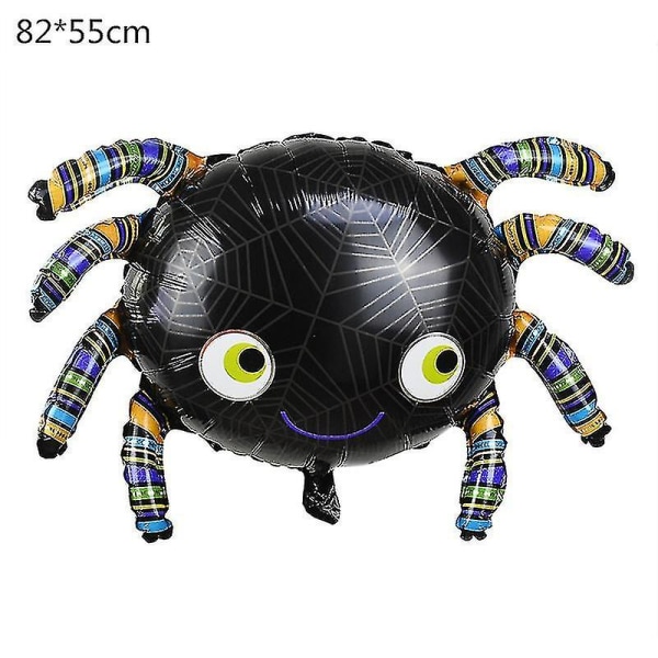 Skräck Jätte Svart Plysch Spindel Halloween Fest Dekoration Rekvisita Barn Barn Leksaker Spökhus Dekor spider balloon