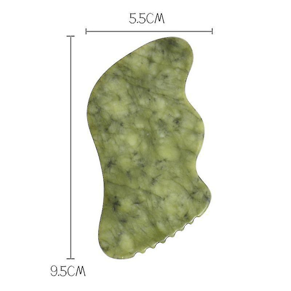 Natural Gua Sha Kit kasvoille Guasha sieni jade kivi hieronta kampatyökalut vartaloakupunktio stick Kauneus terveys guassi kaavin Package 10