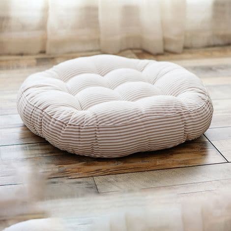 Gulvputepute Tatamipute - For Sofa, Seng, Gulv, Meditasjon, Lesing - 76 x 8 cm - Bomullslin