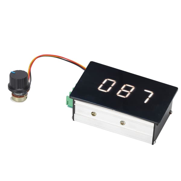 DC Motor Hastighetskontroller PWM Regulator CW CCW Rotasjon Trinnløs Regulering 6‑60V 30A