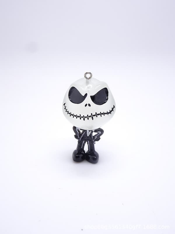Personlig Halloween Lysende Nøkkelring The Nightmare Before Chr