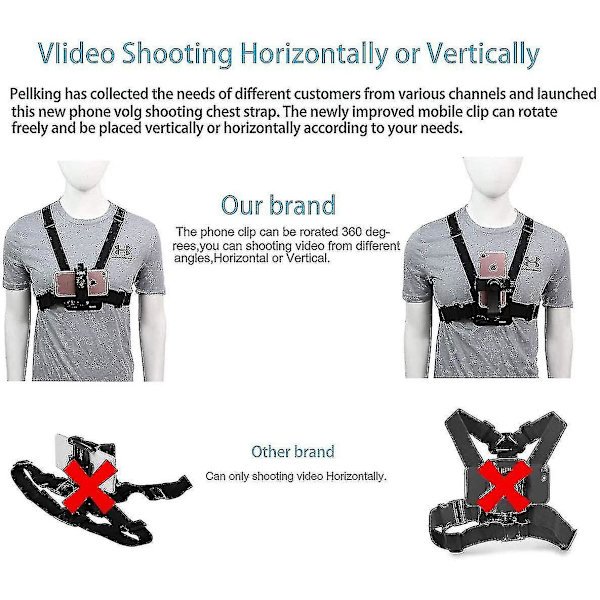 Universal Mobiltelefon Clip Til Action Kamera Pov Gopro Samsung Iphone Etc|telefonholdere & stativer