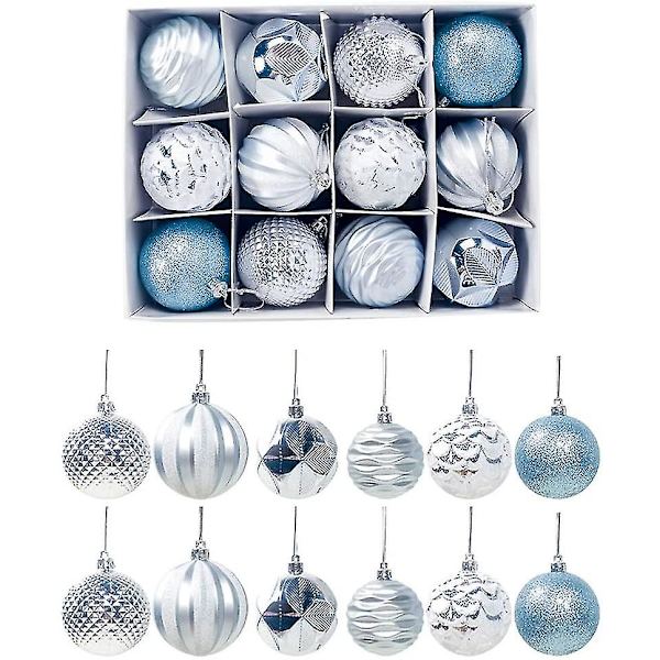 Christmas Ball Ornaments Xmas Tree Shatterproof Ornamenter