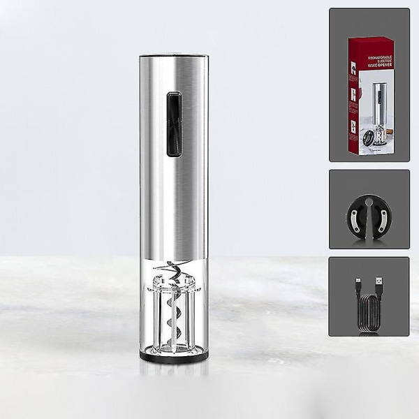 Uusi sähköinen viinikorkkiruuvi sähköinen viininavaaja USB -ladattava automaattinen pullonavaaja
