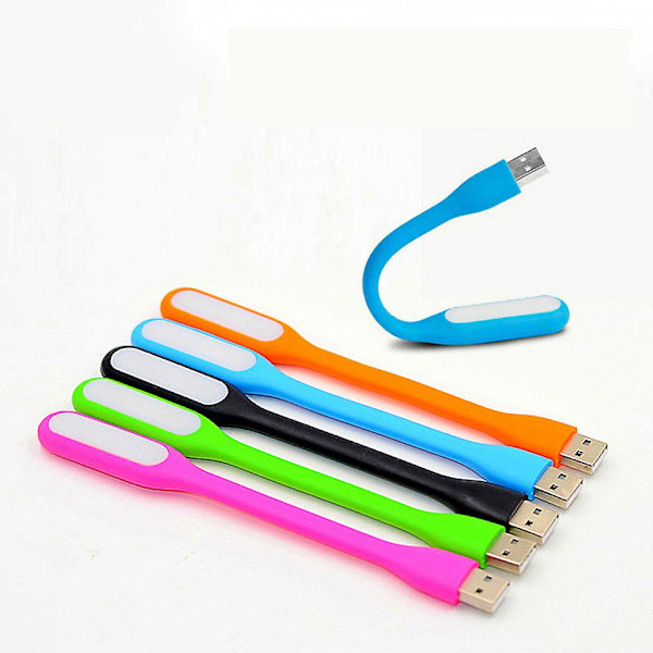 Bærbar Usb Led Mini Book Light Leselys Bordlampe Fleksibel Lampe For Power Bank Bærbar Bærbar PC Datamaskin Yellow