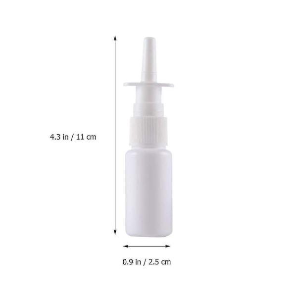 20pcs 30ml Empty Refillable Nasal Spray Bottles Fine Mist Sprayers Atomizers Vial Pot For Saline Wat