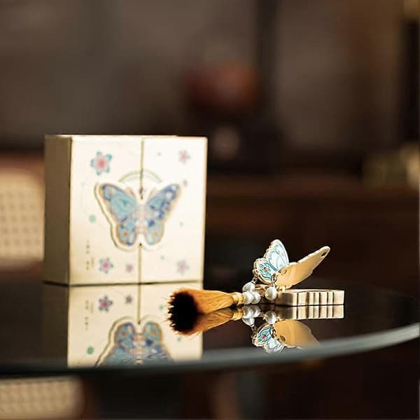 【BQ】Sommerfugl Solid Parfyme Medaljong - Langvarig og Elegant Gave JJasmine 6g