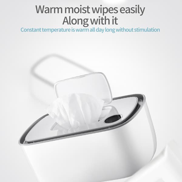 Bærbar Baby Vådservietvarmer Dispenser Holder
