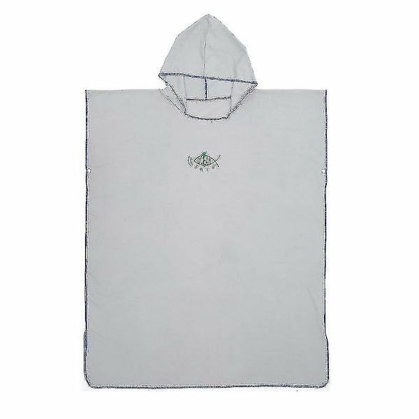 Strandhandduk Poncho badhuva Snabbtork badrock Simhandduk Gray