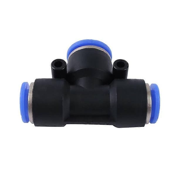【BQ】10st Rör 6mm Vatten Push In Slangkoppling Snabbkoppling Pneumatisk Montering Beslag-Perfet