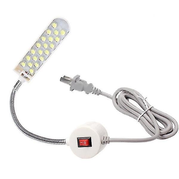 Ompelukone Light Led Magneettinen asennusalusta Gooseneck Varsi 10/20 valot 20 lights US plug