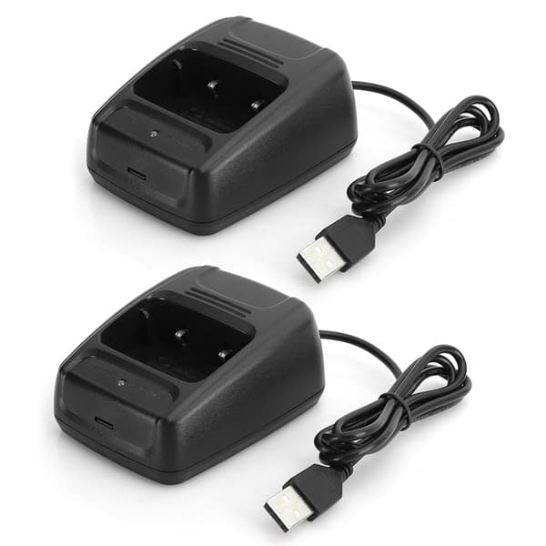 Walkie Talkie USB-lader til Baofeng BF666S/BF777S/BF888S - 2 stk