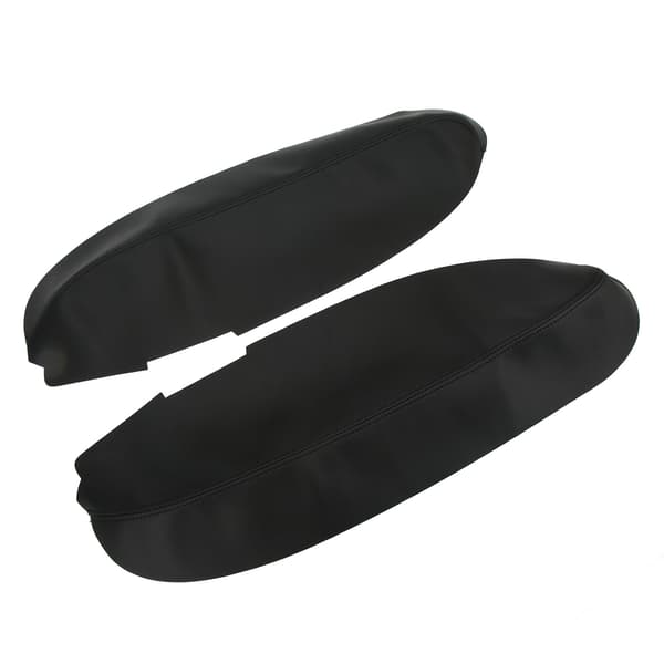 2 stk. Dørpanel Armlæn Dæksel Sort Kunstig Læder Udskiftning til Acura RL 2005‑2012