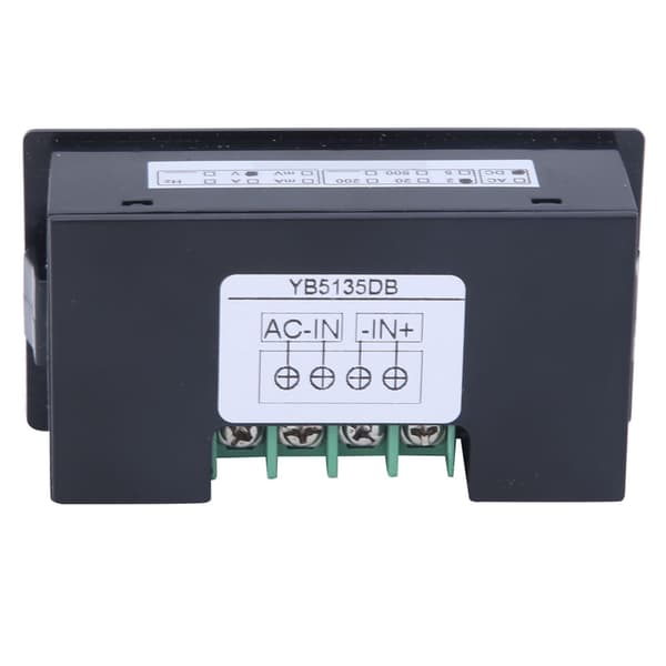 YB5135DB DC Digital Voltmeter LCD Display Spændingsmåler AC100-240V Strømforsyning DC 0-2V