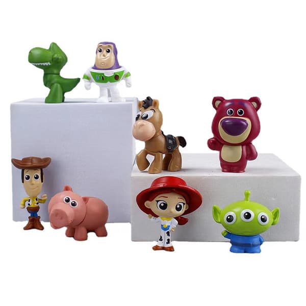 8 stk./sæt Disney Toy Story actionfigur modeldukke
