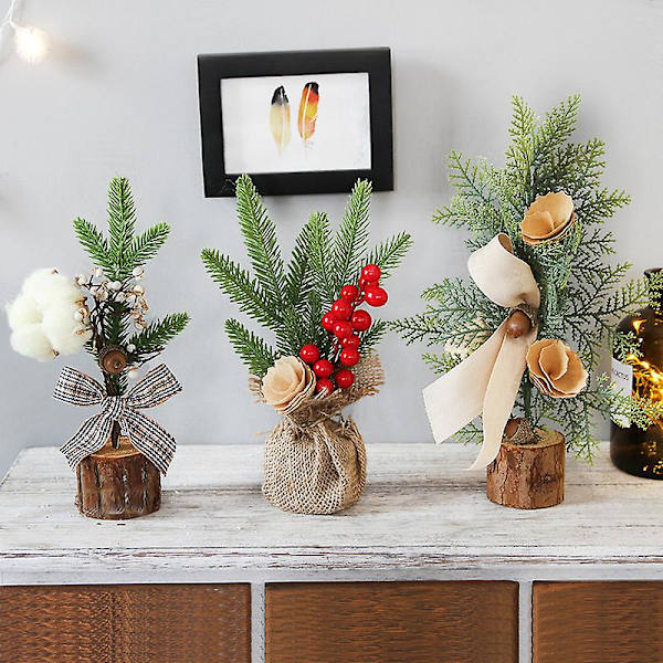 25cm Mini Artificial Christmas Tree Desktop Christmas Tree