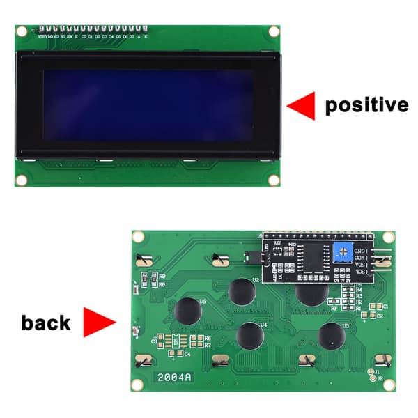 IIC I2C TWI 2004 LCD-näyttömoduuli, korkea laatu