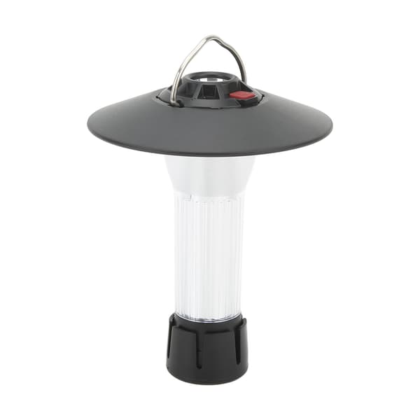 Mini LED udendørs campinglampe med magnetisk base og lampeskærm til telte