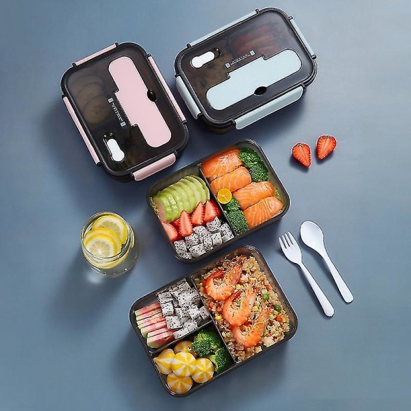 Bento matlåda för barn 1100ml/1500ml Mikrovågsmatlåda för barn Matbehållare Förvaring Isolerad lunchbehållare Bentolåda 1100ml
