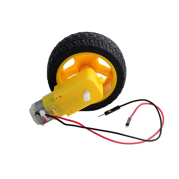 【BQ】4 sett Mini DC Elektrisk Dobbeltaksel Girkasse med TT Gir DC 3-6V