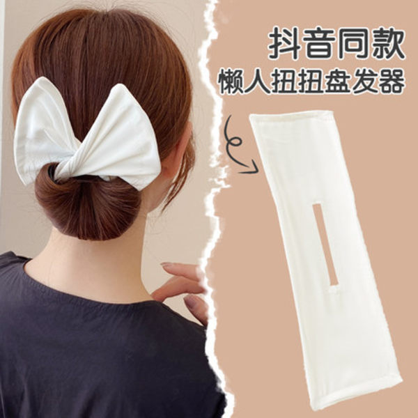 Hair Artifact Bow Twist Twist Clip Roterende hårbånd